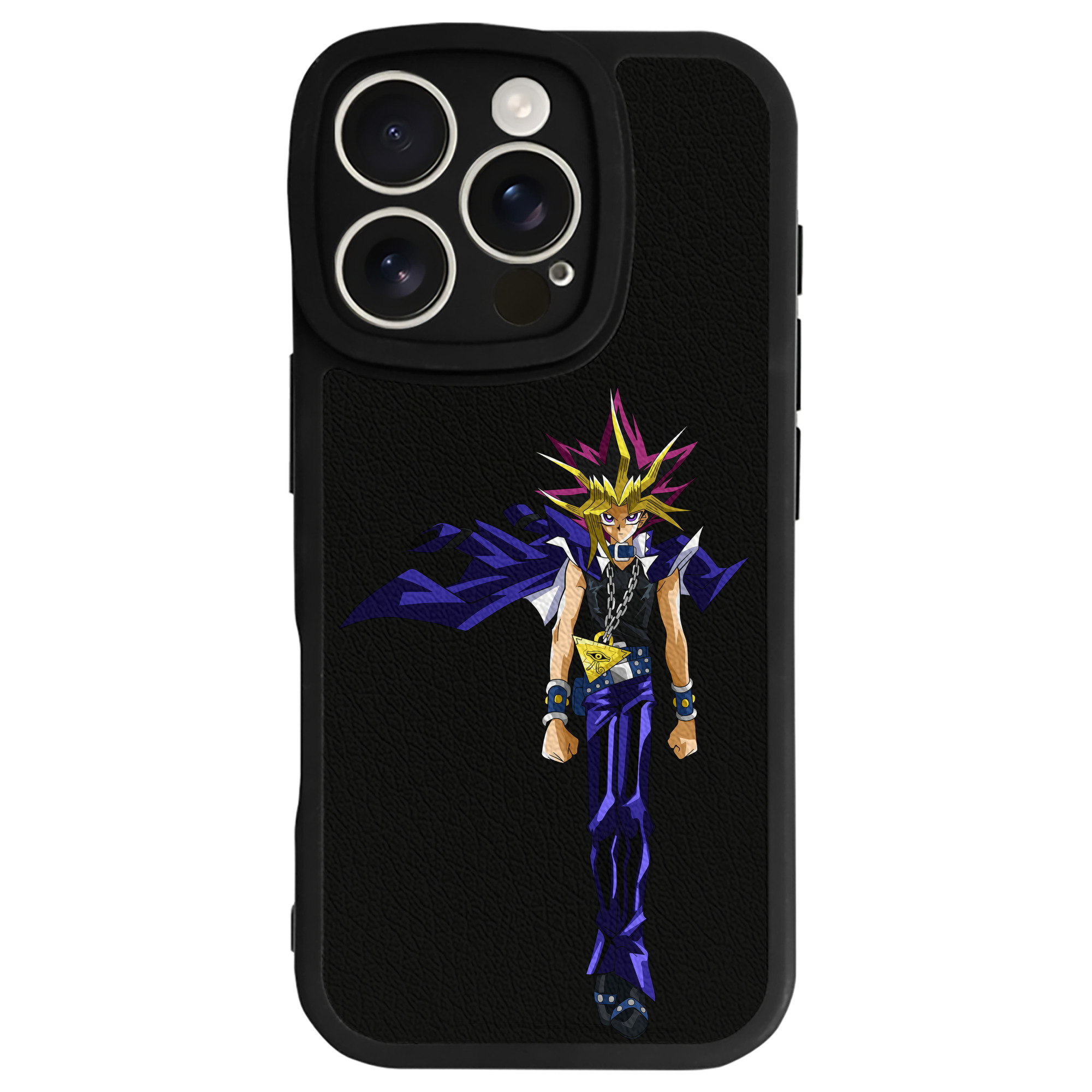 遊☆戯☆王 Yu-Gi-Oh! 【iPhone 16シリーズ対応】シリコンスマホケース（レザー調） 材質：シリコン